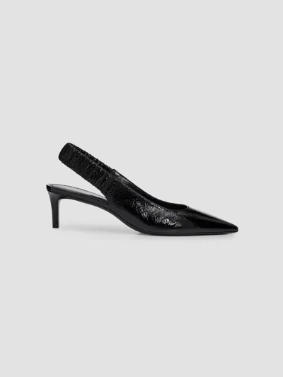 Stuart Weitzman Women's 50mm Patent Leather Slingback Pumps In Black