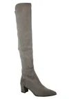 Stuart Weitzman Women's Allwayhunk Suede Over-the-knee Boot In Grey