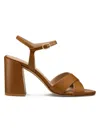 Stuart Weitzman Alyssa Criss-cross Sandals In Animal Print