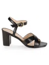 STUART WEITZMAN WOMEN'S ANALEIGH 75 LEATHER HEEL SANDALS