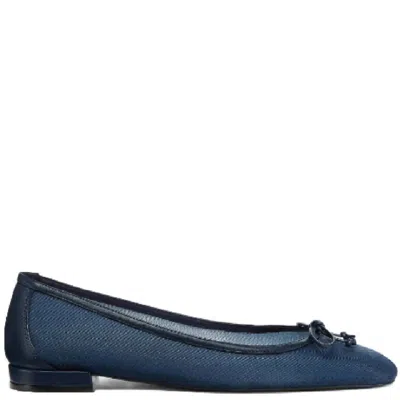 Stuart Weitzman Women's Arabella Ballet Flat In Navy In Multi