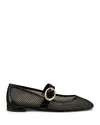Stuart Weitzman Mary Jane Dancer "arabella" In Black