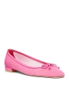 Stuart Weitzman Women's Arabella Mesh Bow Ballet Flats In Dahlia