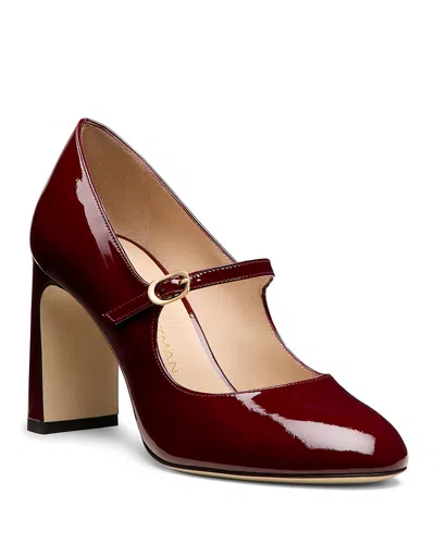 Stuart Weitzman Women's Babette 85 Mary Jane Pumps In Brown