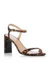 Stuart Weitzman Babette Leopard-print Ankle-strap Sandals