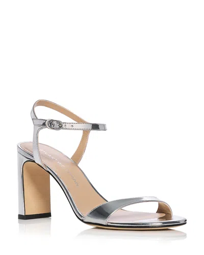 Stuart Weitzman Women's Babette 85 Sandals In Silver