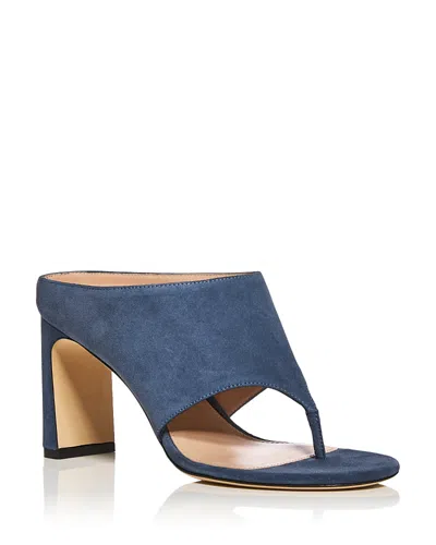 Stuart Weitzman Women's Babette 85 Thong Sandals In Blue