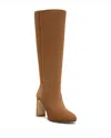 Stuart Weitzman 90mm Babette Suede Knee-high Platform Boots In Brown