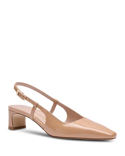 Stuart Weitzman Women's Baby Babette Slingback Pumps In Brown