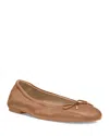 Stuart Weitzman Women's Bardot Bow Ballet Flats In Tan
