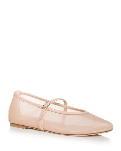 Stuart Weitzman Women's Bareitall Mary Jane Flats In Beige