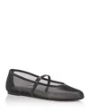 Stuart Weitzman Bareitall Ballet Flats In Black