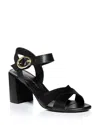 Stuart Weitzman Women's Benni Block 75 Sandals In Black