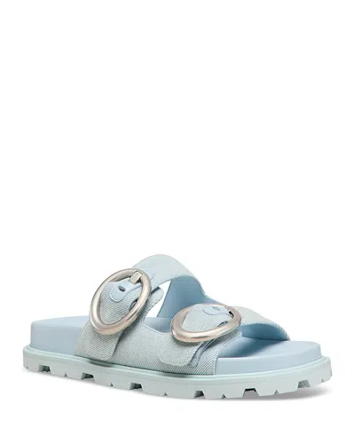 Stuart Weitzman Women's Benni Sport Slide Sandals In Light Blue
