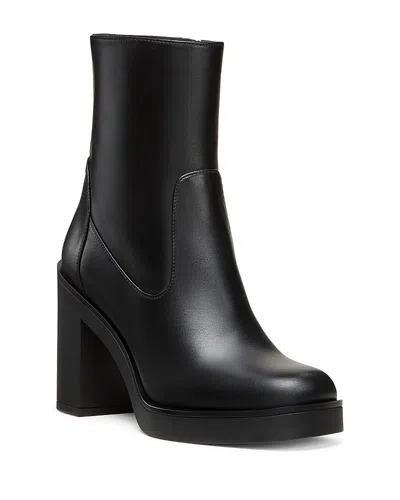 Stuart Weitzman Women's Bethenny 80 Block Heel Booties In Black