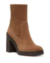 Stuart Weitzman Bethenny 80 Zip Bootie In Khaki