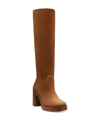 Stuart Weitzman Bethenny 80 Boot Knee-high In Coffee Tonal
