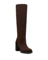 Stuart Weitzman Bethenny Block Heel Tall Boot In Hickory