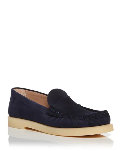 Stuart Weitzman Women's Blake Loafers In Nice Blue