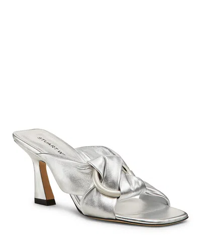 STUART WEITZMAN WOMEN'S CECE 75 SLIDE SANDALS