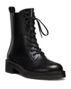 Stuart Weitzman Celia Lite Lace-up Bootie In Black