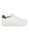 Stuart Weitzman Courtside Sneaker In White Black
