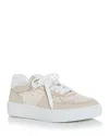 Stuart Weitzman Women's Courtside Low Top Sneakers In Linen