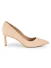 Stuart Weitzman Woman Pumps Sand Size 5.5 Soft Leather In Golden Beige