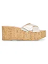 Stuart Weitzman Dayna Wedge Slide In Silver