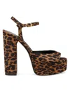 Stuart Weitzman Dayna Boost Platform Sandal In Animal Print