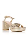Stuart Weitzman Women's Dayna Crisscross Platform Sandals
