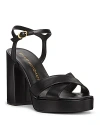 STUART WEITZMAN WOMEN'S DAYNA CRISSCROSS PLATFORM SANDALS