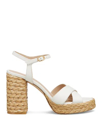 Stuart Weitzman Women's Dayna Espadrille Platform Sandals