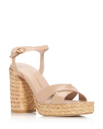 STUART WEITZMAN WOMEN'S DAYNA ESPADRILLE PLATFORM SANDALS
