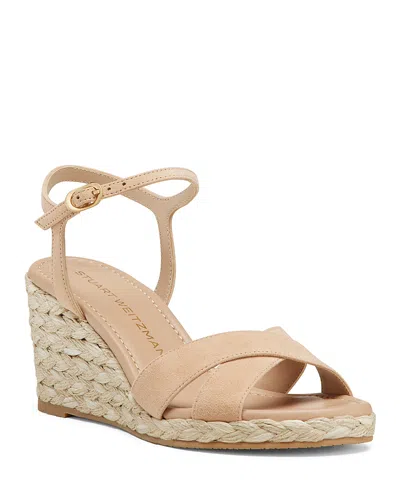 STUART WEITZMAN WOMEN'S DAYNA ESPADRILLE WEDGE SANDALS