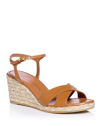 STUART WEITZMAN WOMEN'S DAYNA ESPADRILLE WEDGE SANDALS