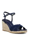 Stuart Weitzman Dayna Wedge Sandal In Nice Blue
