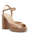 Stuart Weitzman Dayna Ii Platform Sandal In Fawn