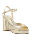 Stuart Weitzman Women's Dayna Ii Platform Sandals In Light Gold