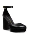 Stuart Weitzman Dayna Platform Pump In Black