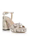 Stuart Weitzman Women's Dayna Platform Sandals In Animal Print