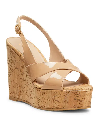 STUART WEITZMAN WOMEN'S DAYNA SLINGBACK WEDGE SANDALS