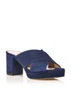 Stuart Weitzman Dayna Platform Sandal In Blue