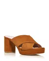 Stuart Weitzman Women's Dyna Platform Sandals In Brown