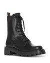 Stuart Weitzman Lacing Short Boots In Black