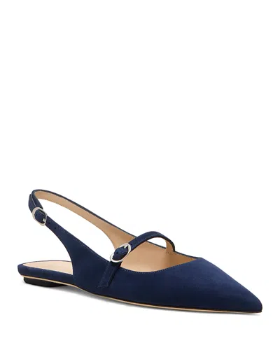 STUART WEITZMAN WOMEN'S EMILIA POINTED TOE SLINGBACK MARY JANE SHOES