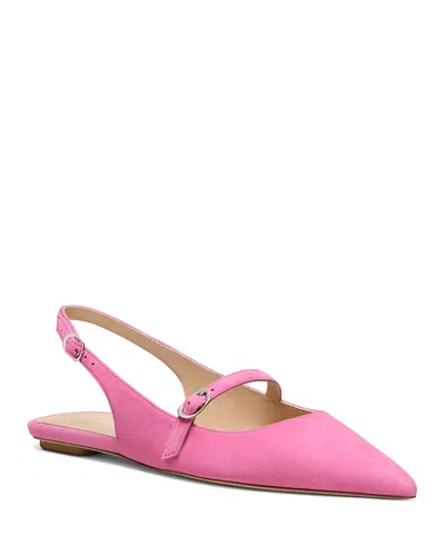 STUART WEITZMAN WOMEN'S EMILIA POINTED TOE SLINGBACK MARY JANE SHOES