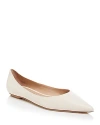 STUART WEITZMAN WOMEN'S EMILIA SLIP ON POINTED TOE FLATS