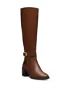 Stuart Weitzman Esme Belted Zip Boot In Deep Coffe