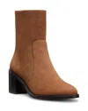 Stuart Weitzman Esme Zip Bootie In Khaki
